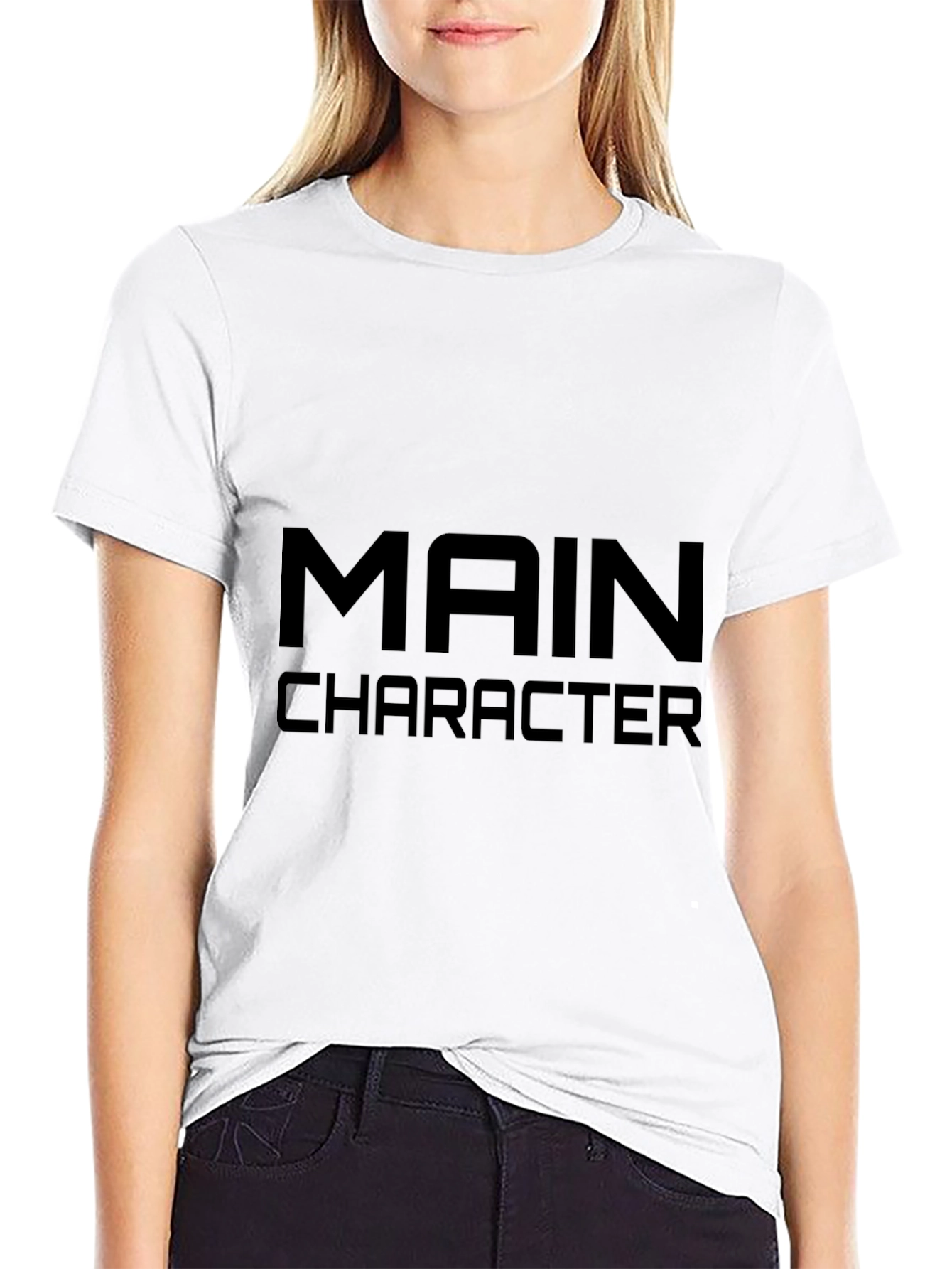 Main Character Black T-Shirt