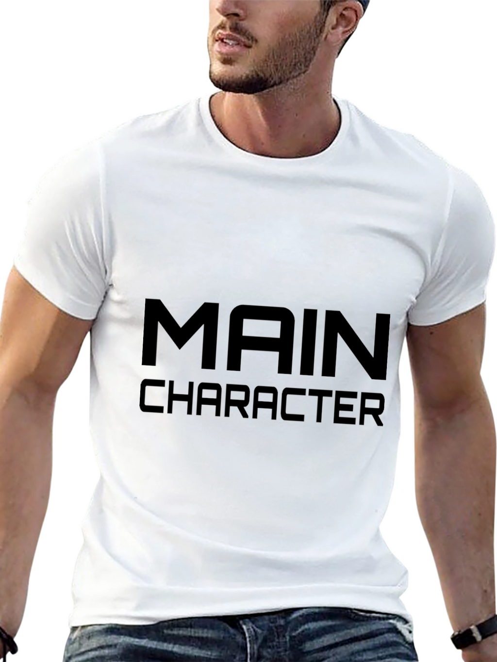 Main Character Black T-Shirt