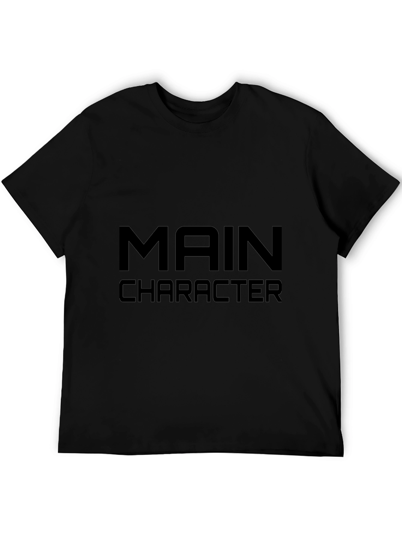Main Character Black T-Shirt