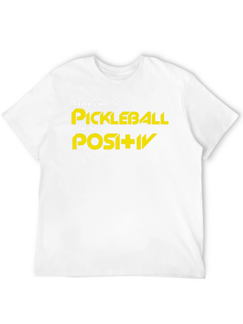 Pickleball Positivity Black T-Shirt