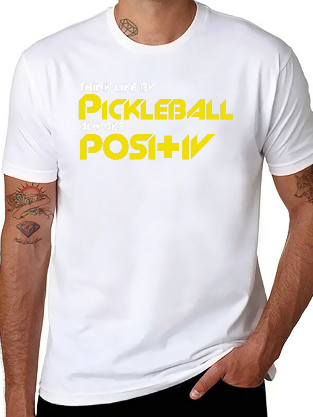 Pickleball Positivity Black T-Shirt