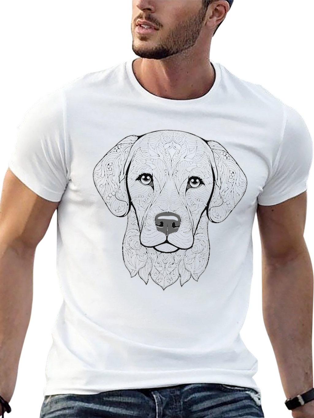 Black Dog Art Tee