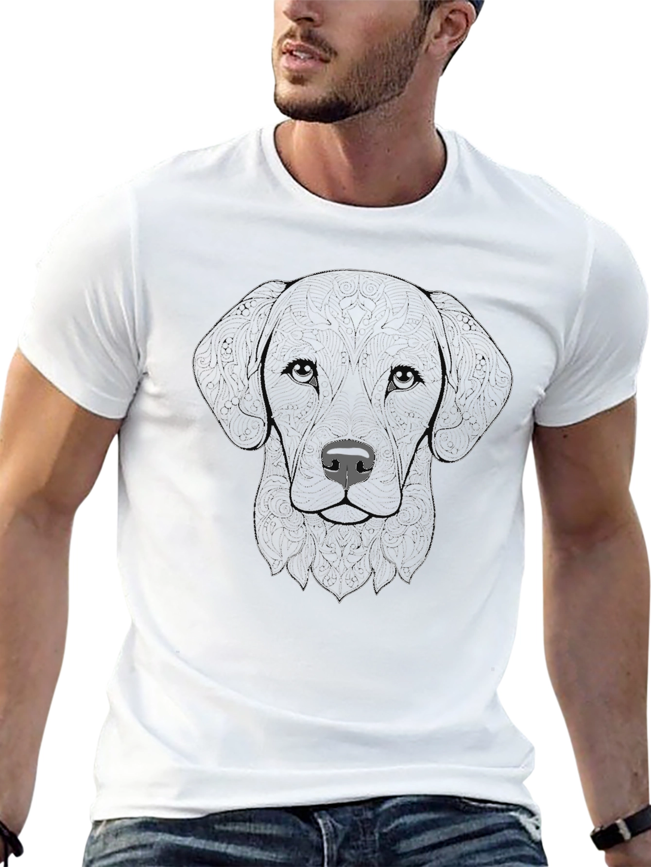 Black Dog Art Tee