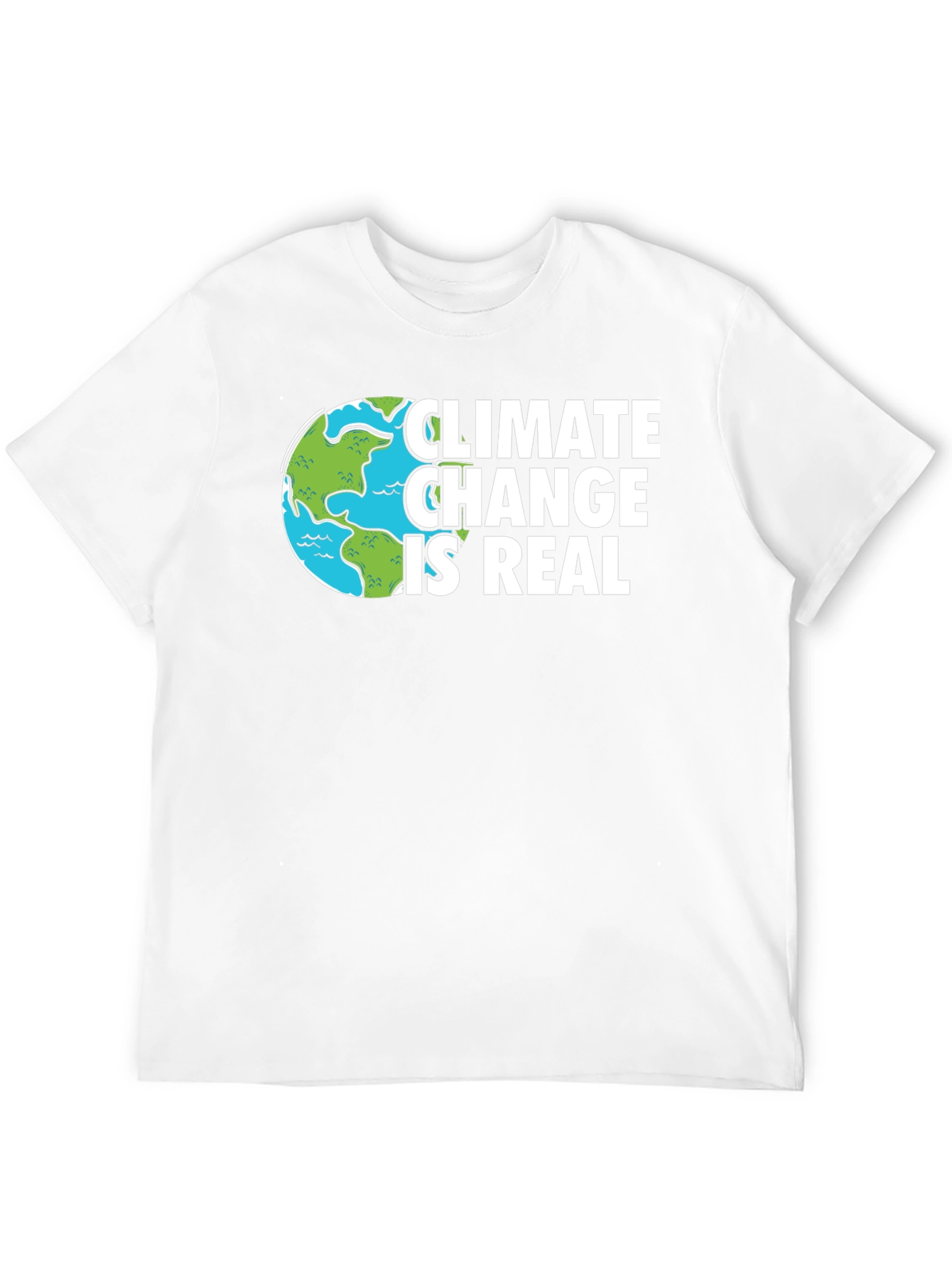 Climate Change Is Real Black T-Shirt