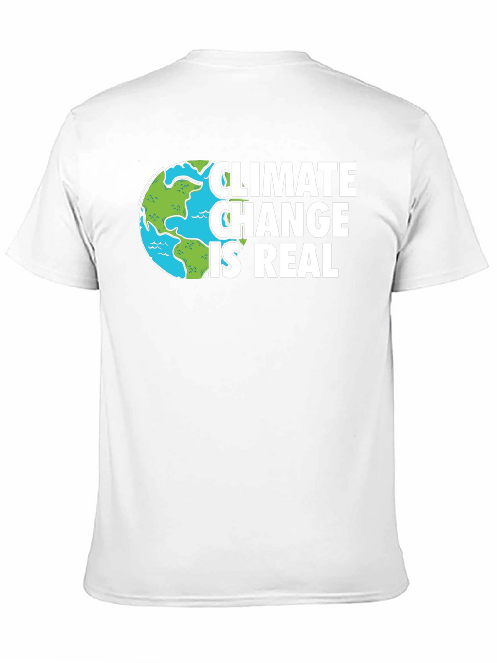 Climate Change Is Real Black T-Shirt
