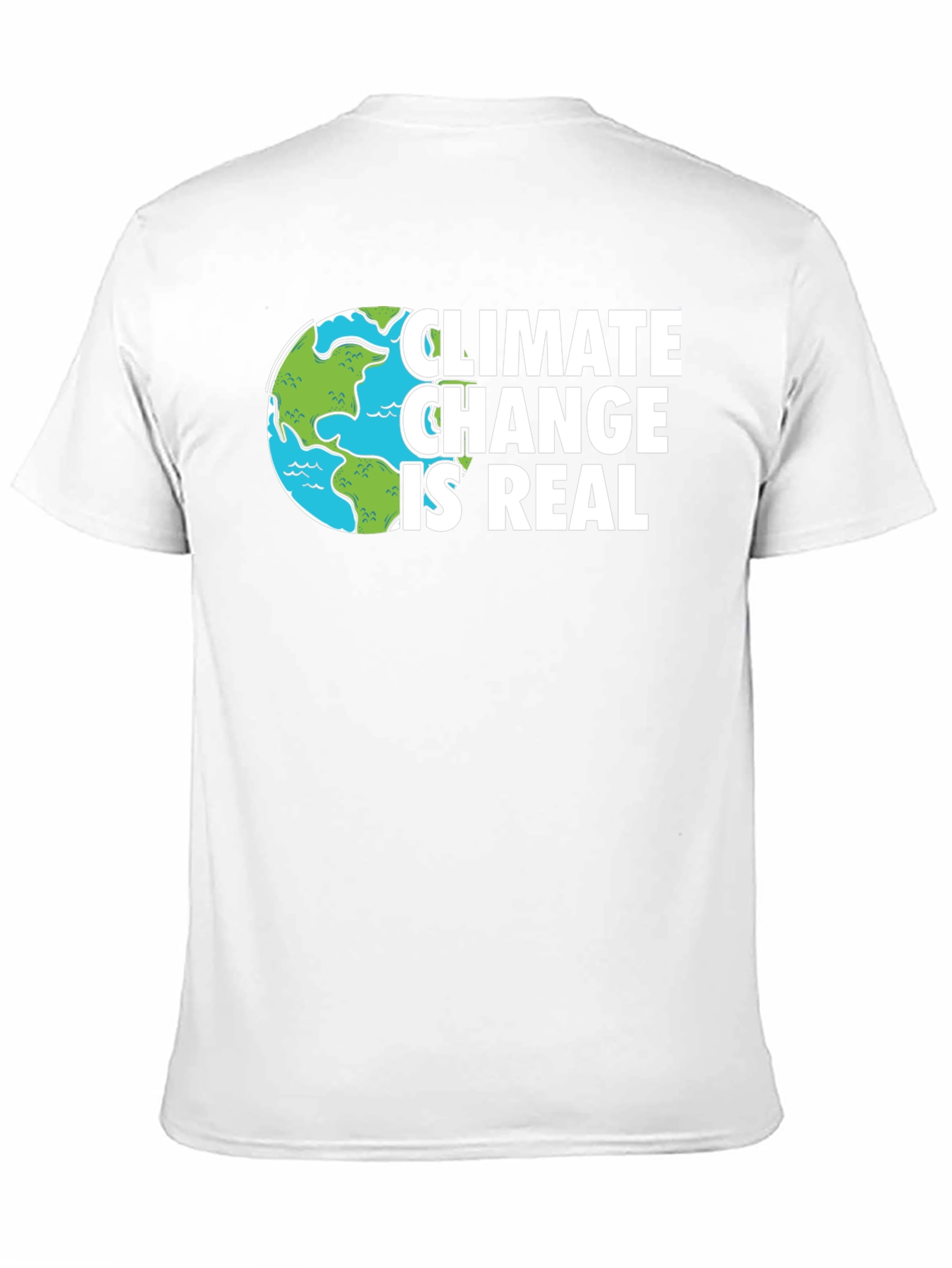 Climate Change Is Real Black T-Shirt