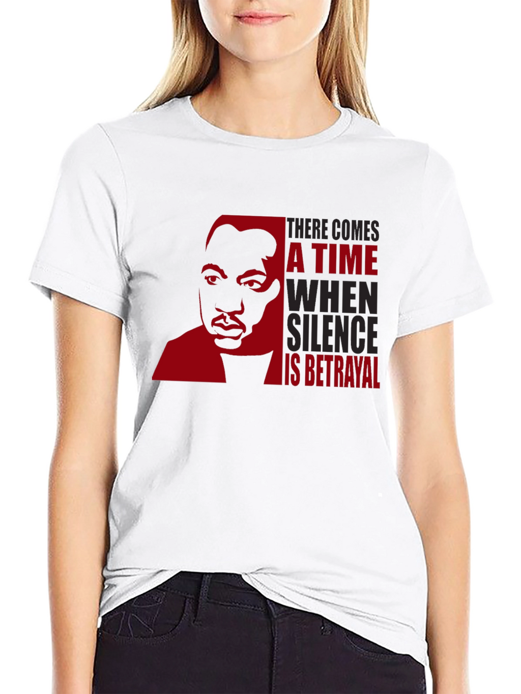 MLK Jr. Silence is Betrayal Graphic Tee