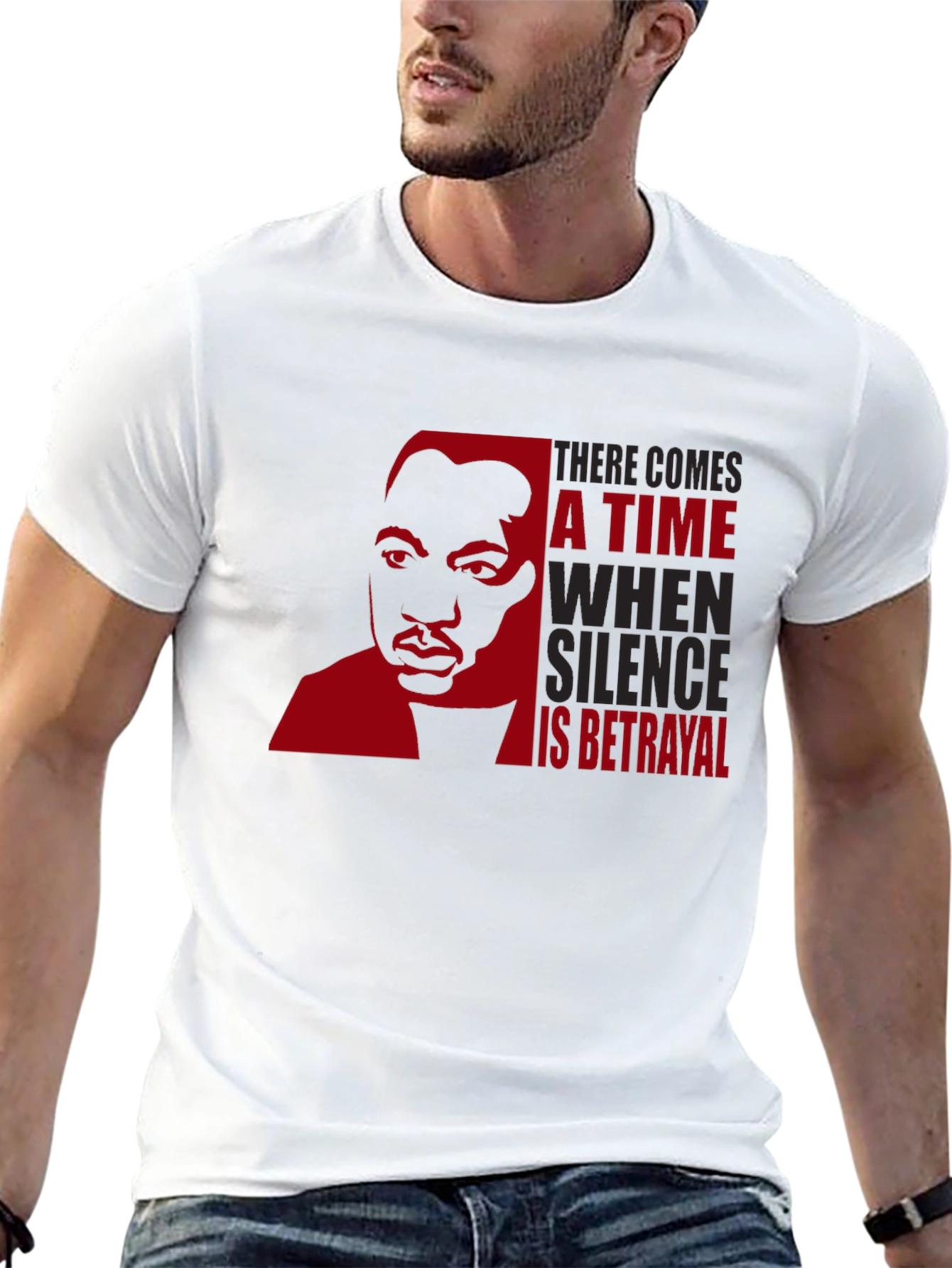 MLK Jr. Silence is Betrayal Graphic Tee