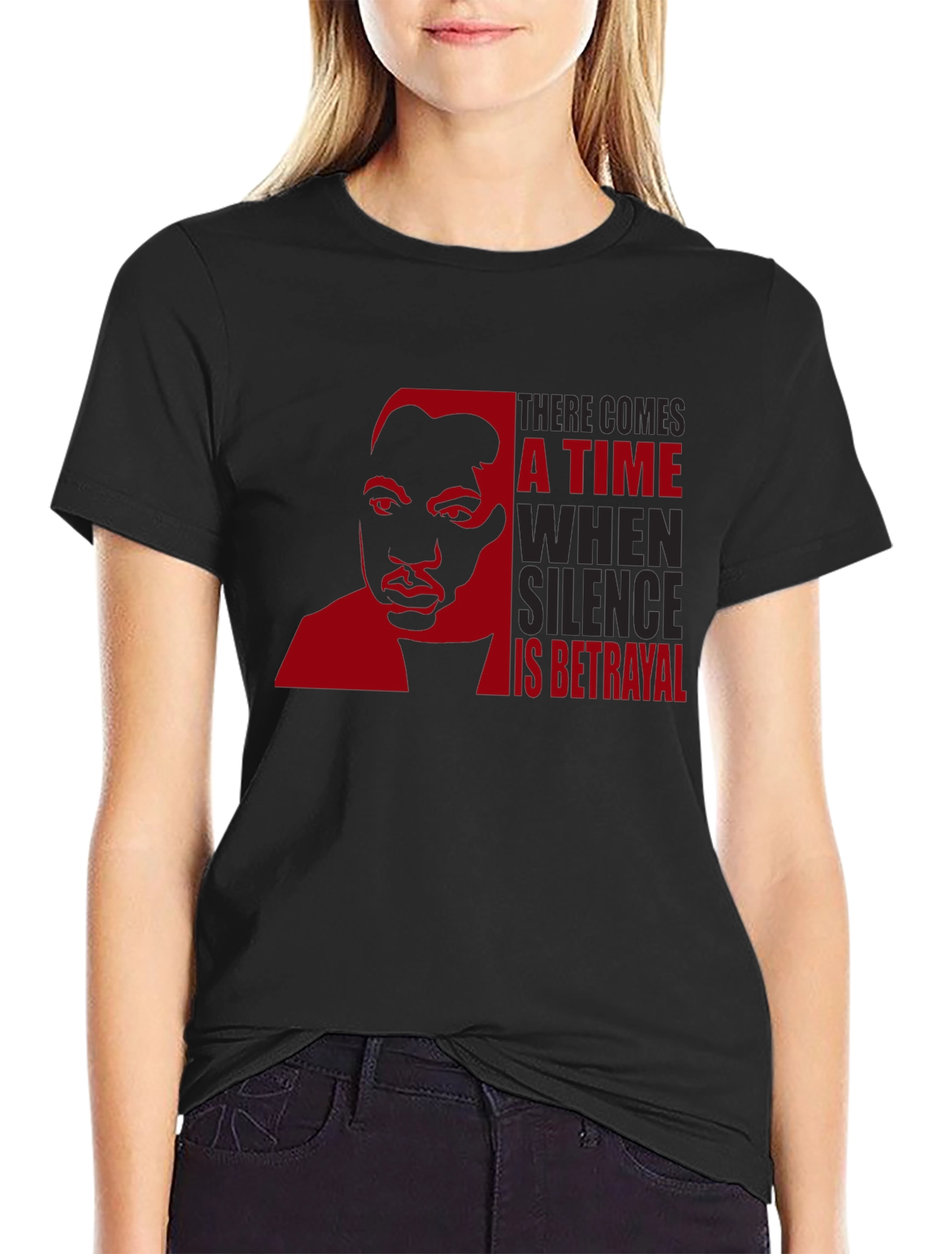 MLK Jr. Silence is Betrayal Graphic Tee