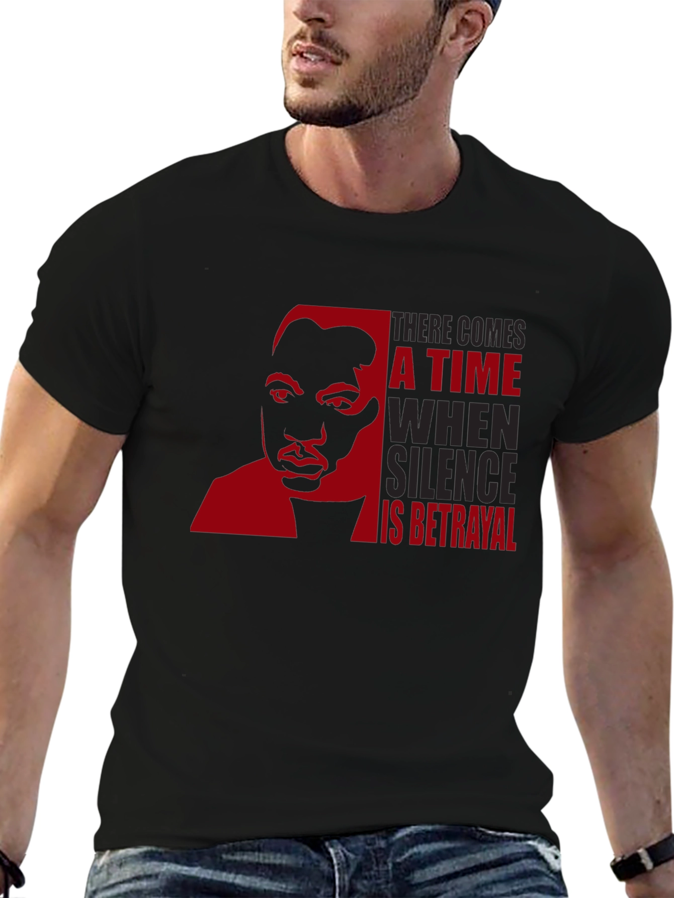 MLK Jr. Silence is Betrayal Graphic Tee