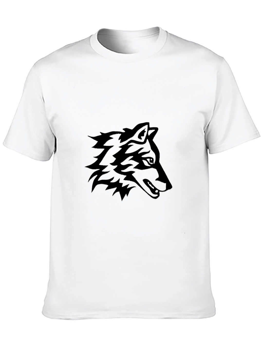 Black Wolf Graphic Tee - Mens Short Sleeve