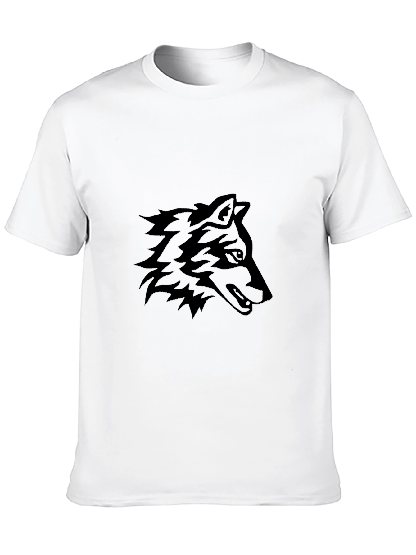 Black Wolf Graphic Tee - Mens Short Sleeve