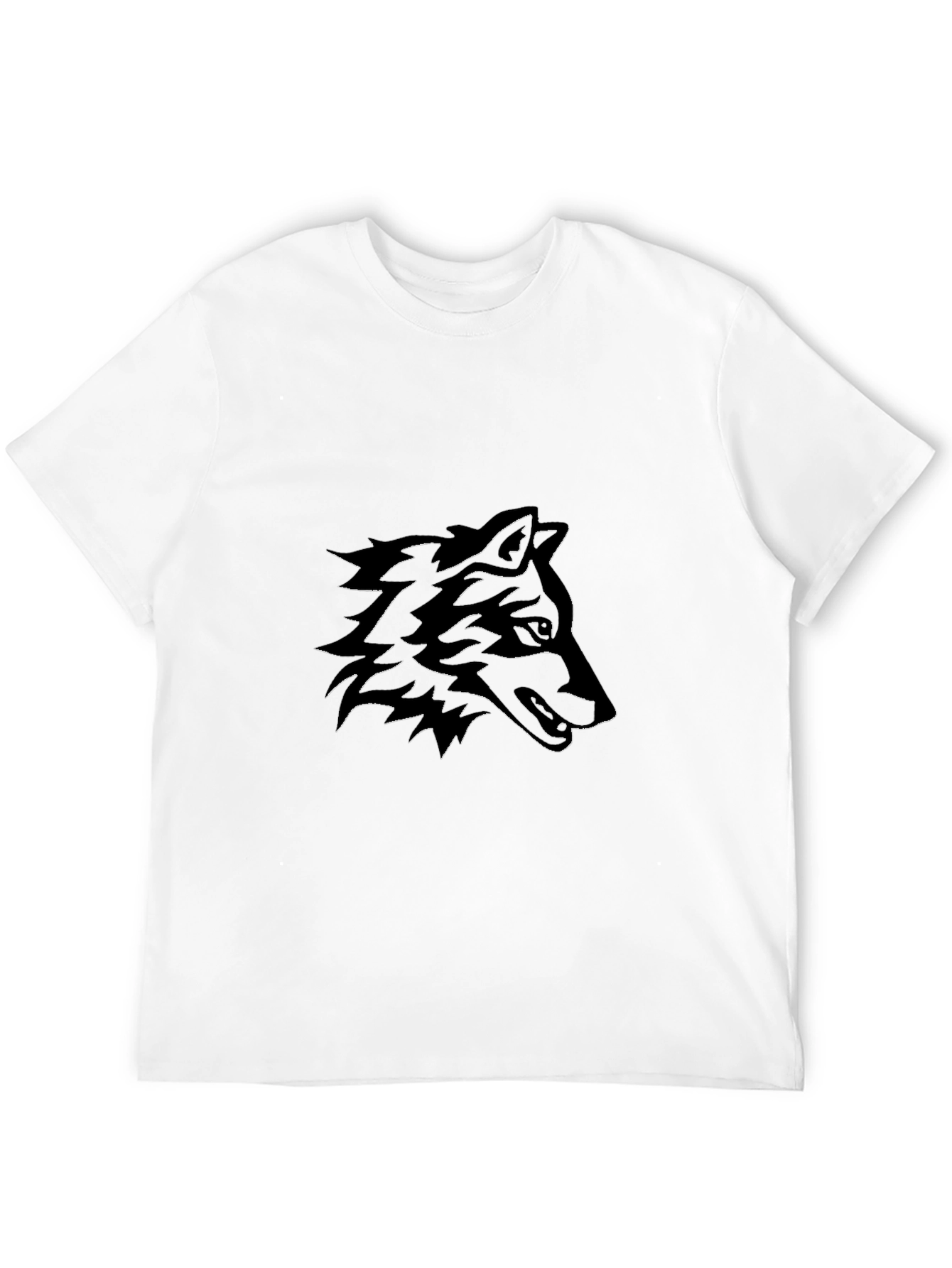 Black Wolf Graphic Tee - Mens Short Sleeve