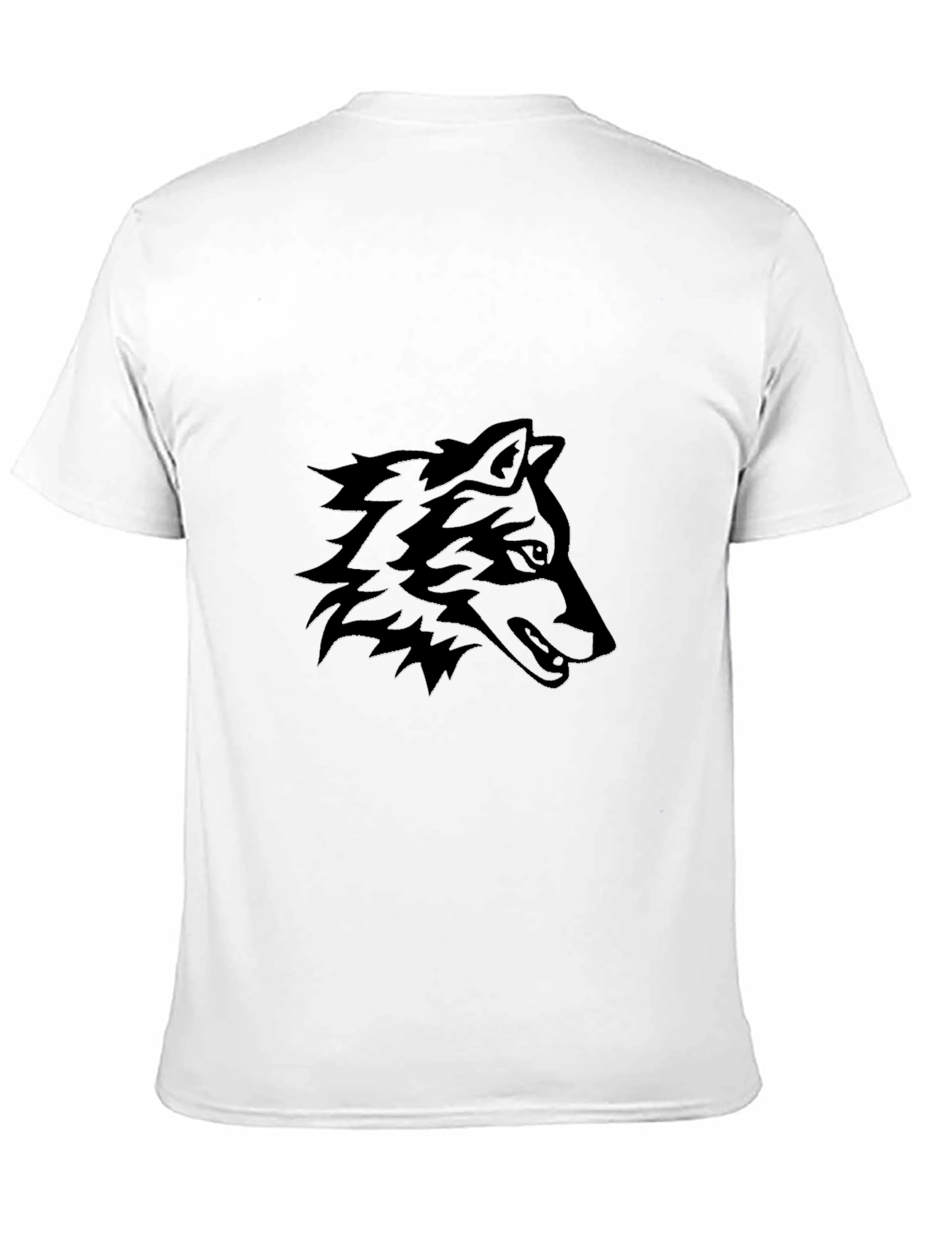 Black Wolf Graphic Tee - Mens Short Sleeve