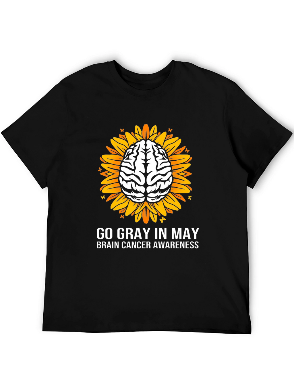 Go Gray In May Brain Cancer Awareness T-Shirt