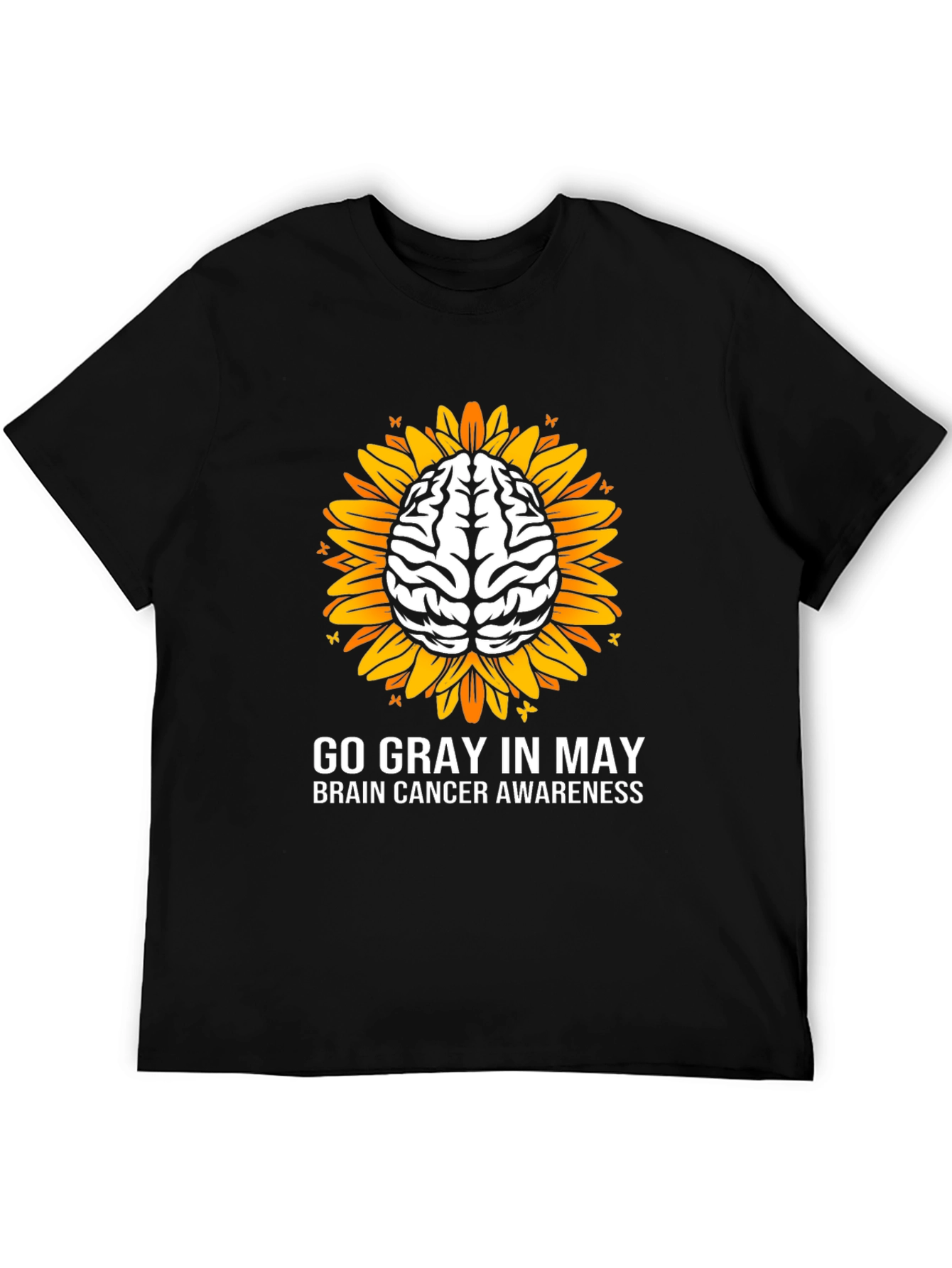 Go Gray In May Brain Cancer Awareness T-Shirt