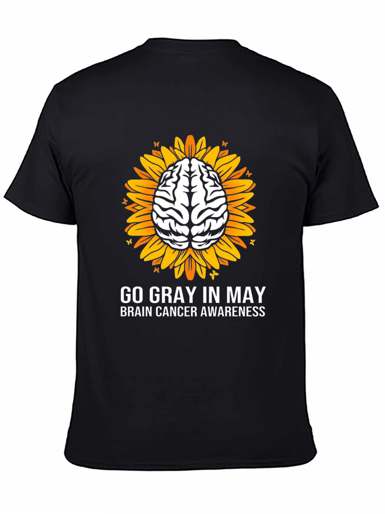 Go Gray In May Brain Cancer Awareness T-Shirt