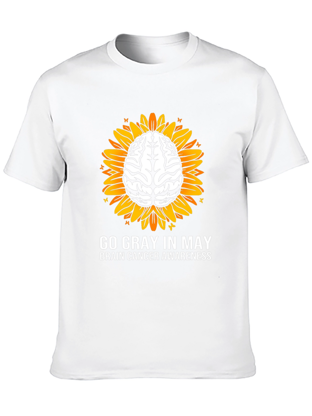 Go Gray In May Brain Cancer Awareness T-Shirt