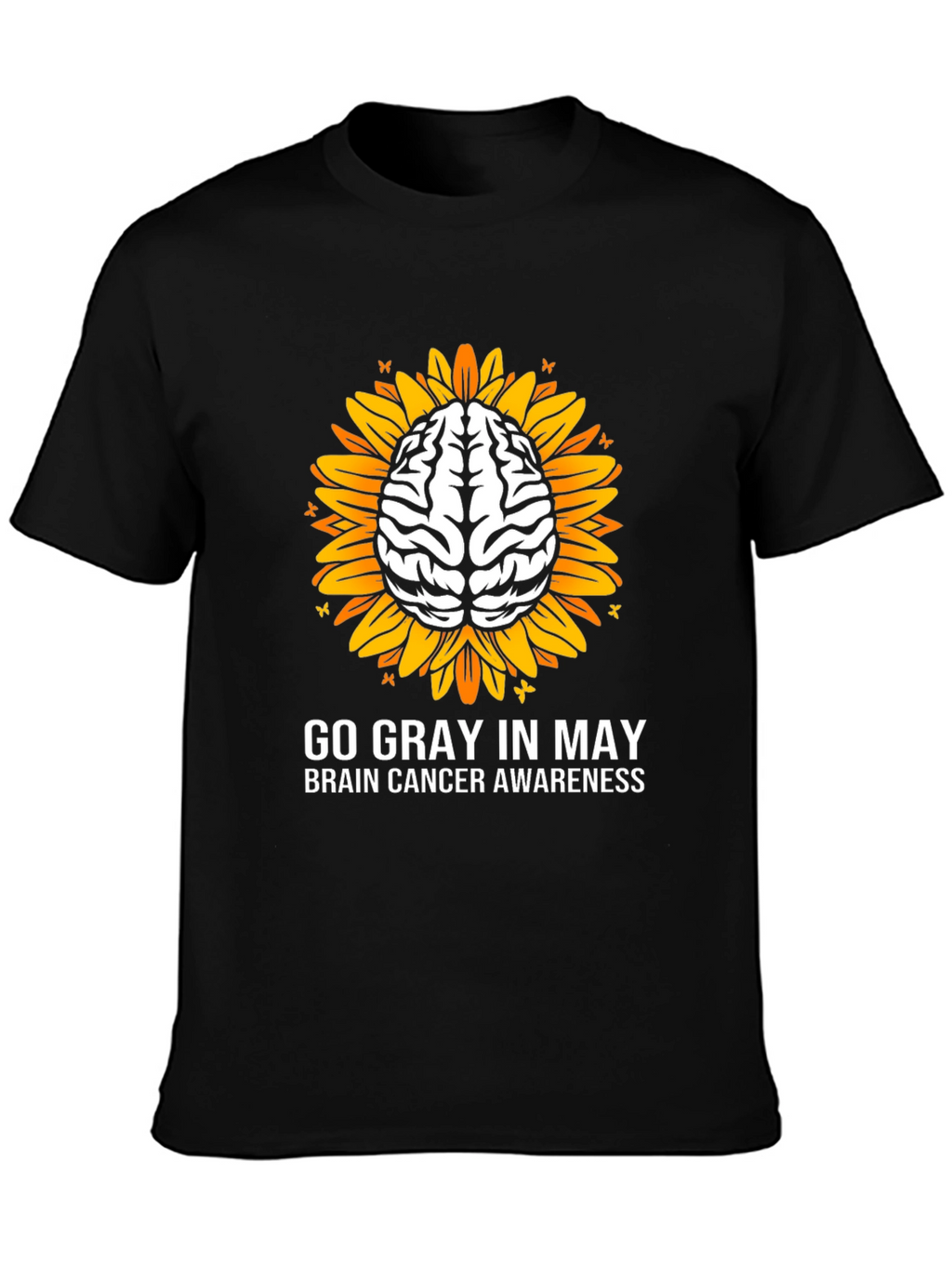 Go Gray In May Brain Cancer Awareness T-Shirt