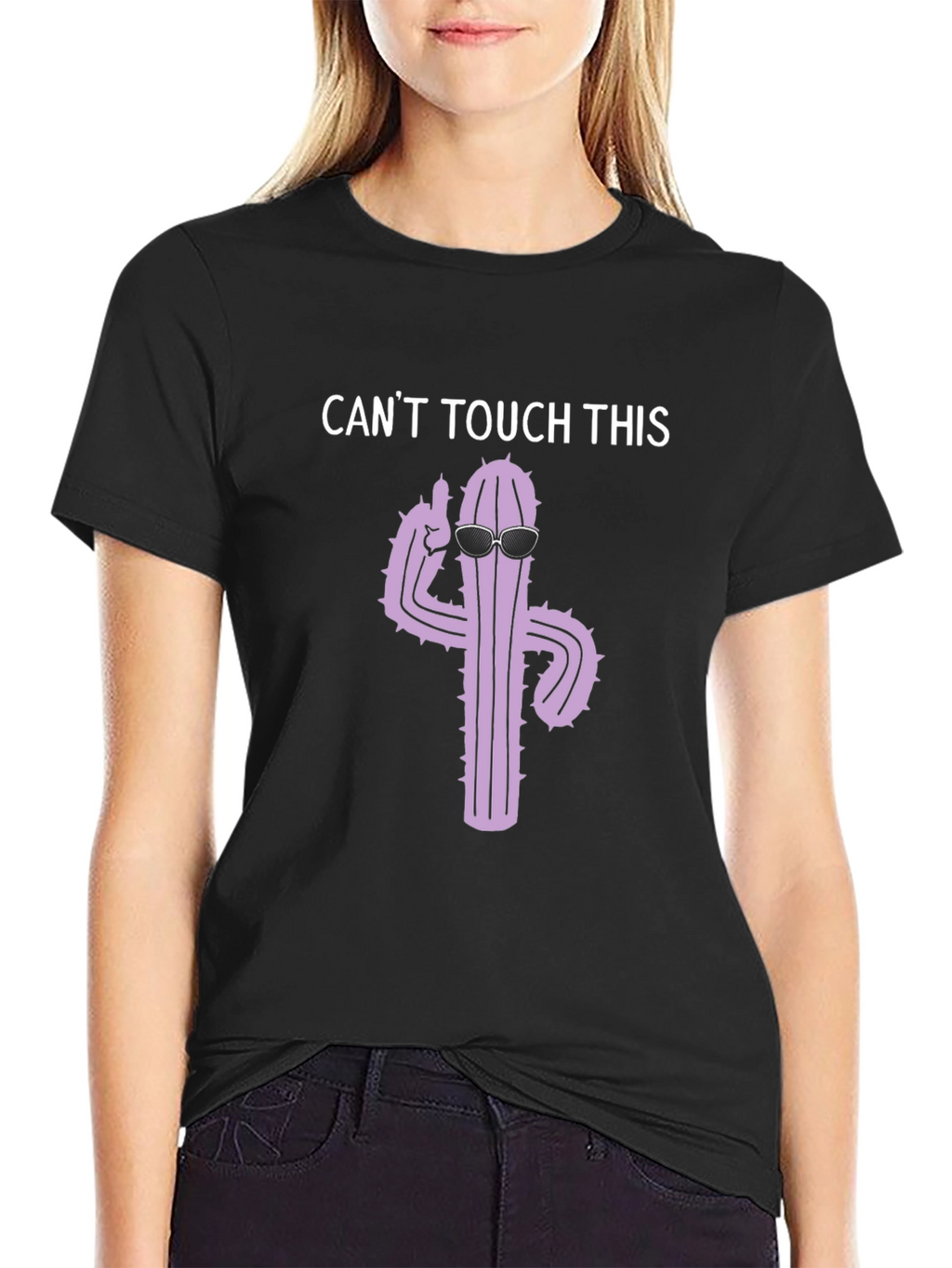 Cant Touch This Cactus Graphic T-Shirt