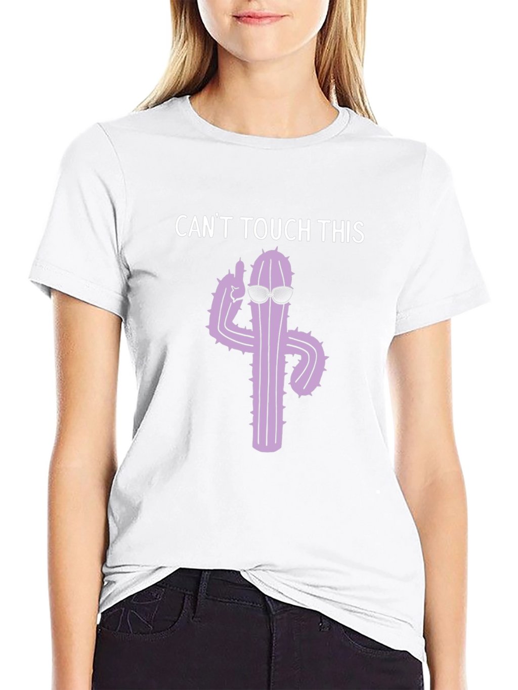 Cant Touch This Cactus Graphic T-Shirt