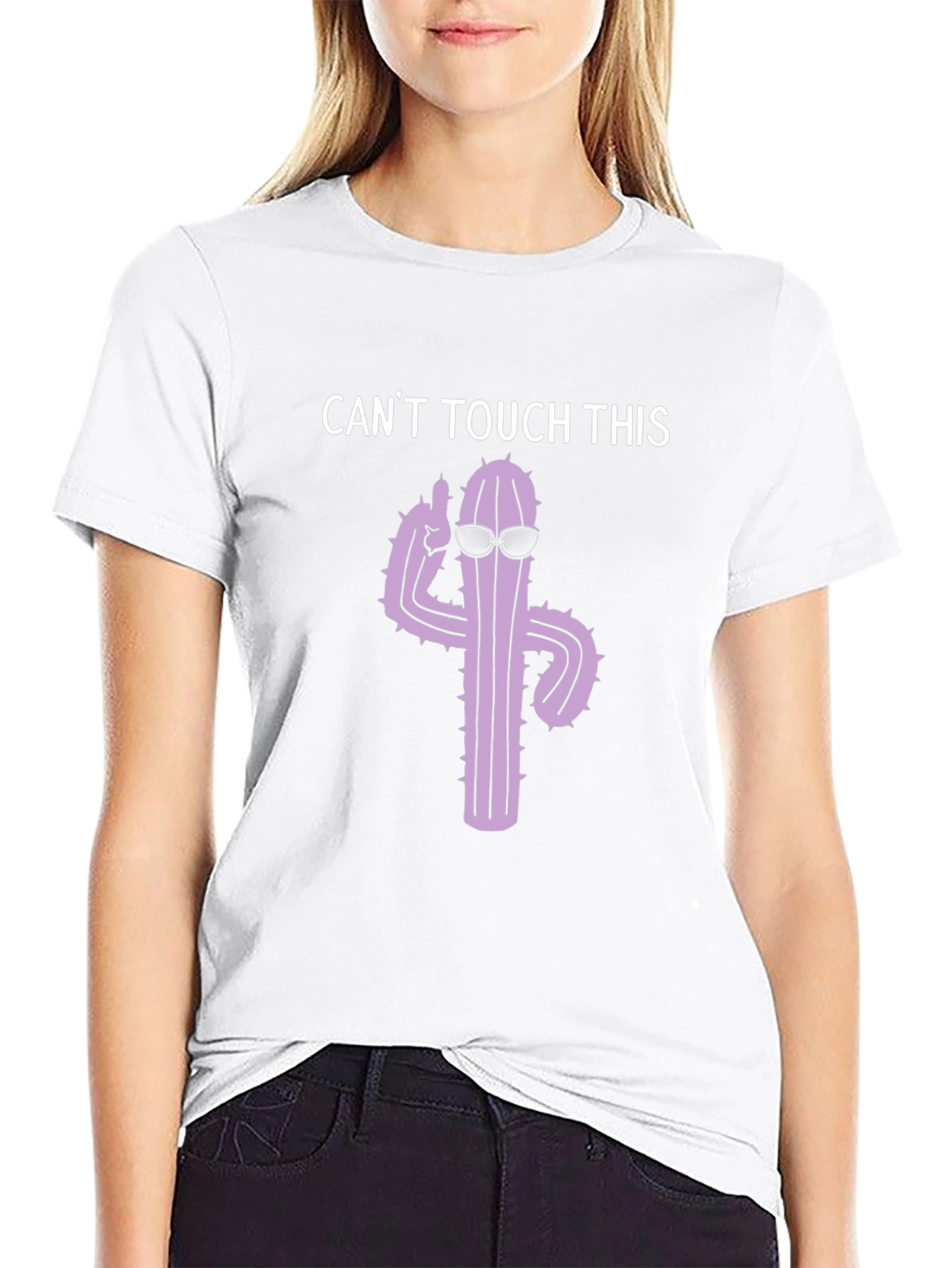 Cant Touch This Cactus Graphic T-Shirt