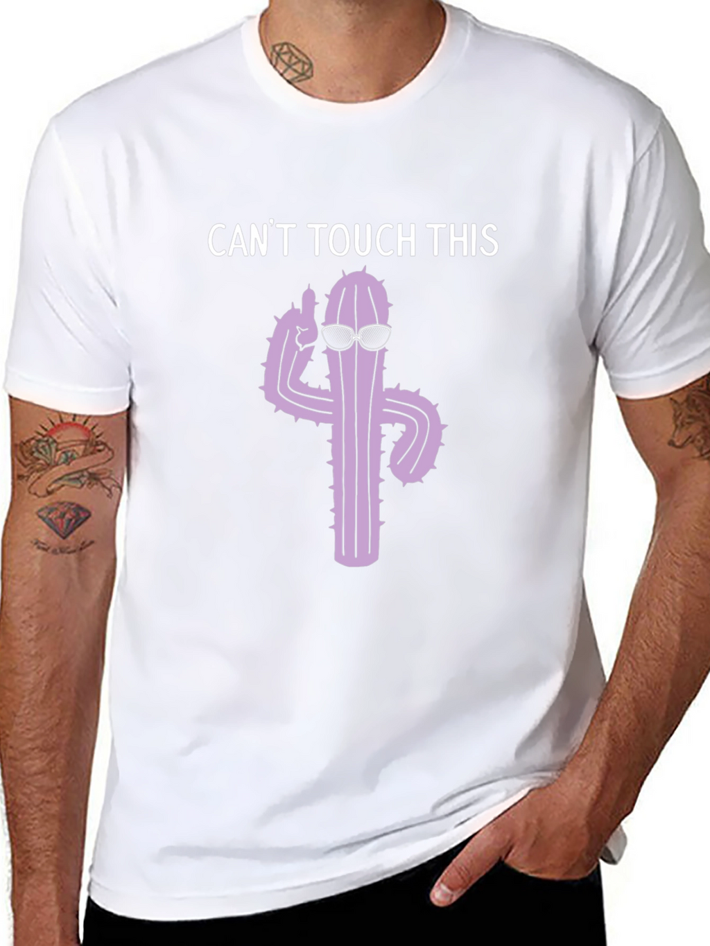 Cant Touch This Cactus Graphic T-Shirt