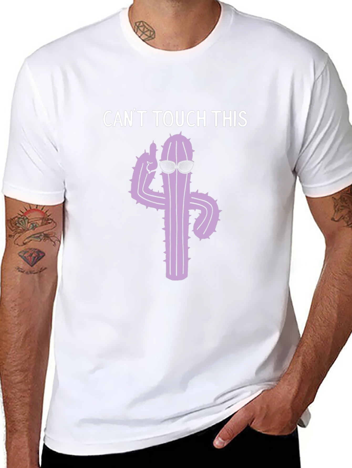 Cant Touch This Cactus Graphic T-Shirt