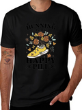 Running is My Happy Pill Graphic Tee