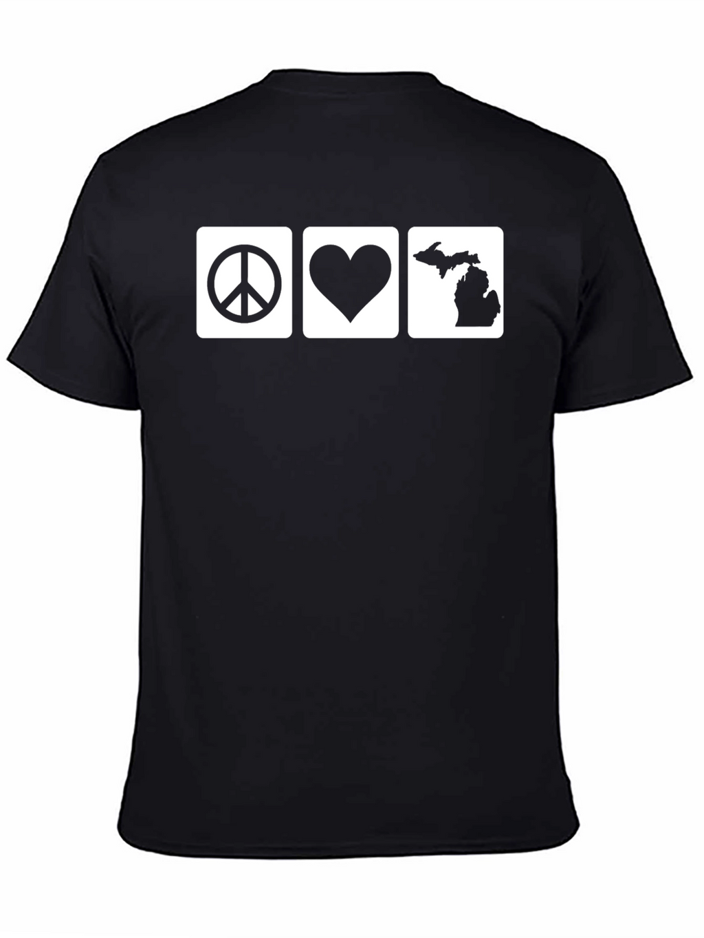 Peace Love Michigan T-Shirt