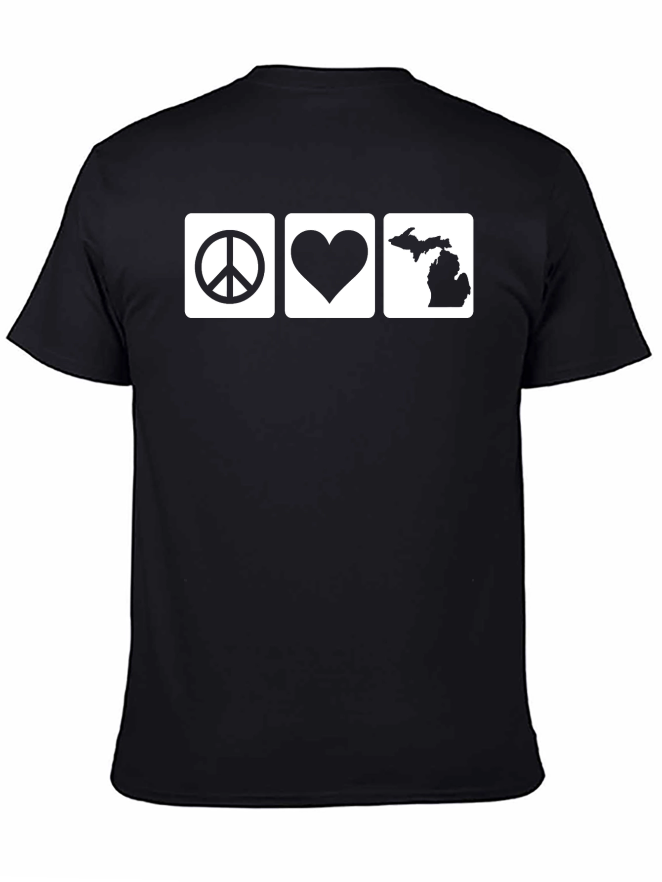 Peace Love Michigan T-Shirt