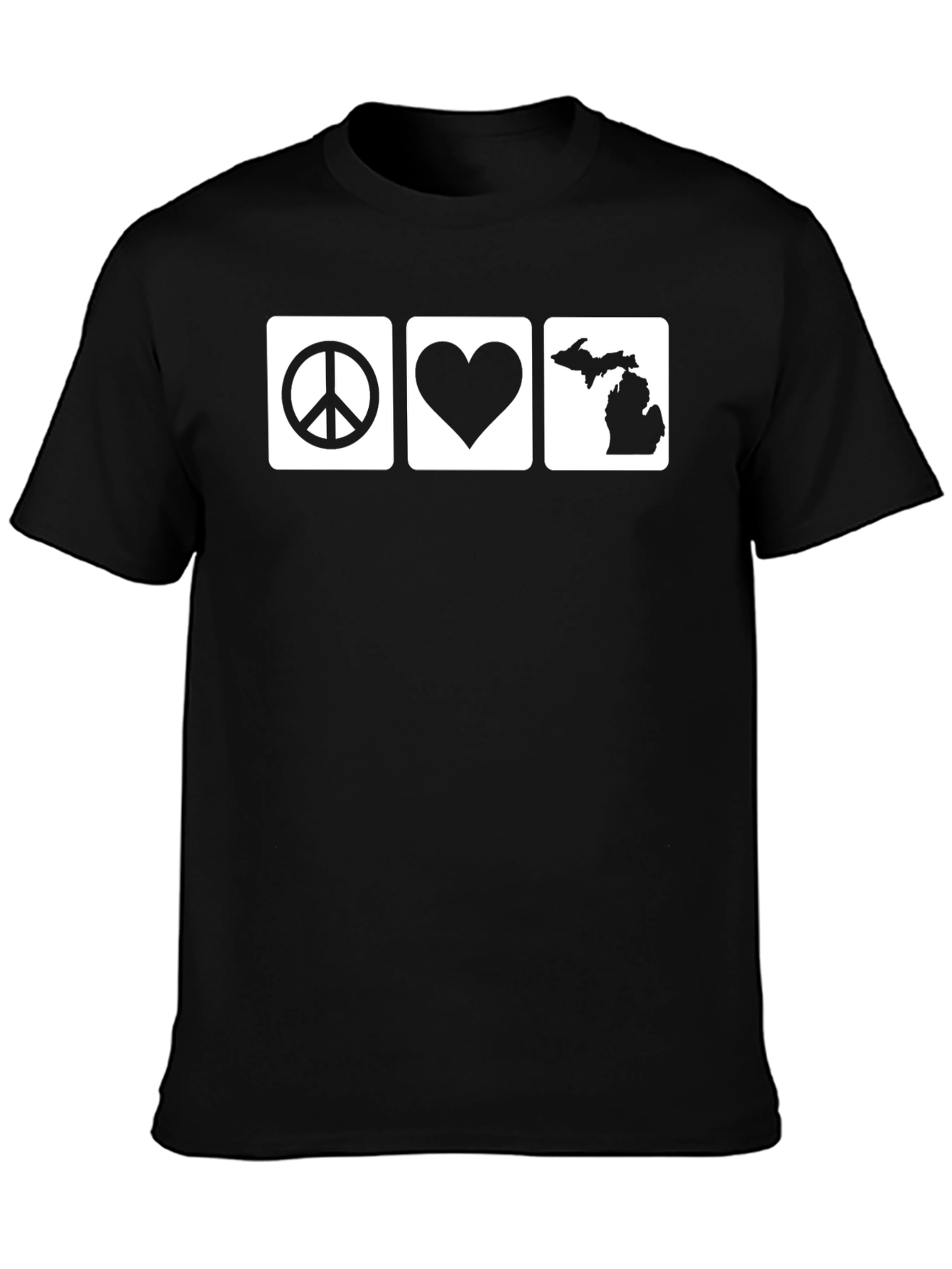 Peace Love Michigan T-Shirt