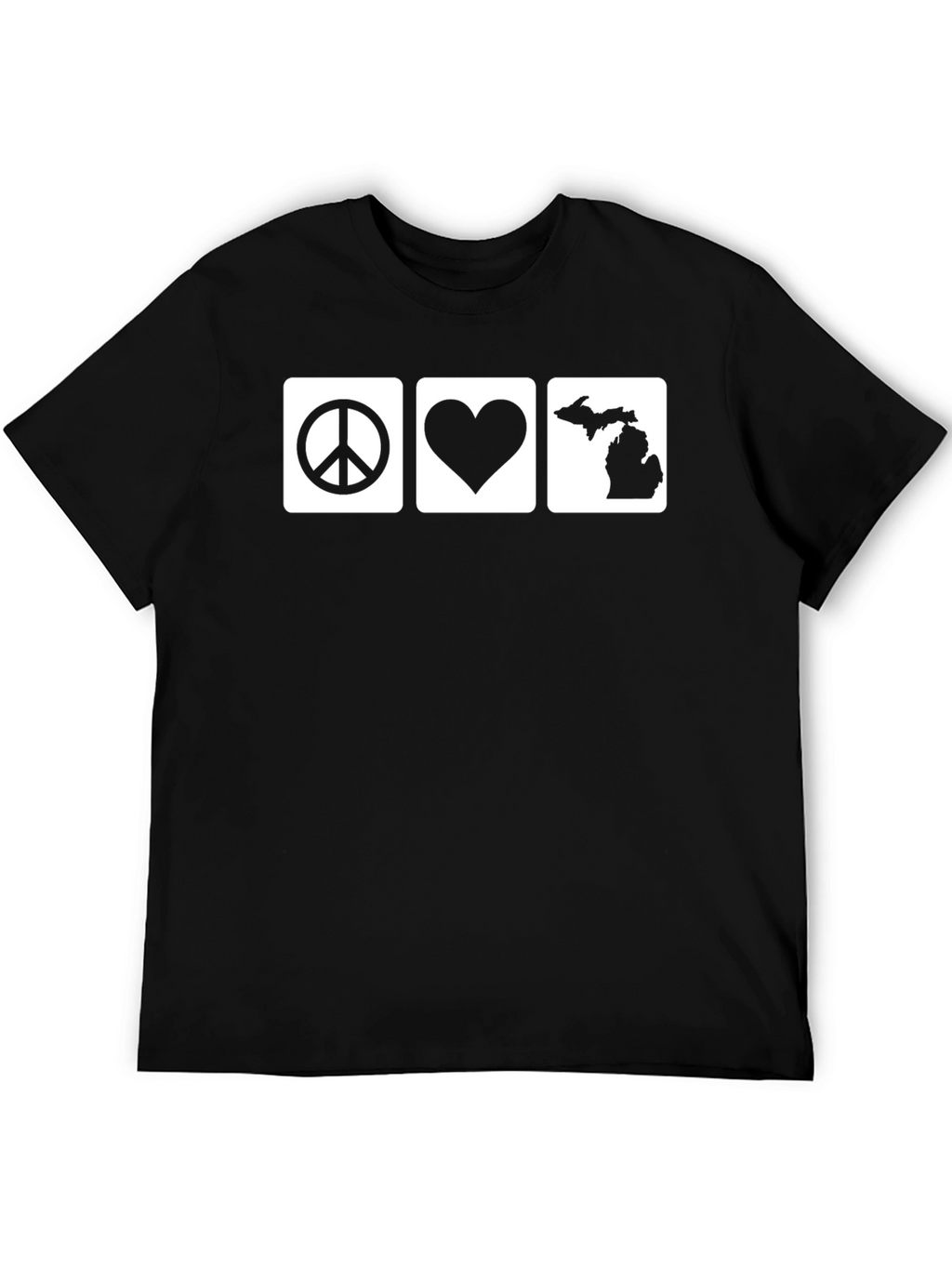 Peace Love Michigan T-Shirt