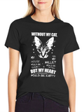Without My Cat Heart Empty T-Shirt