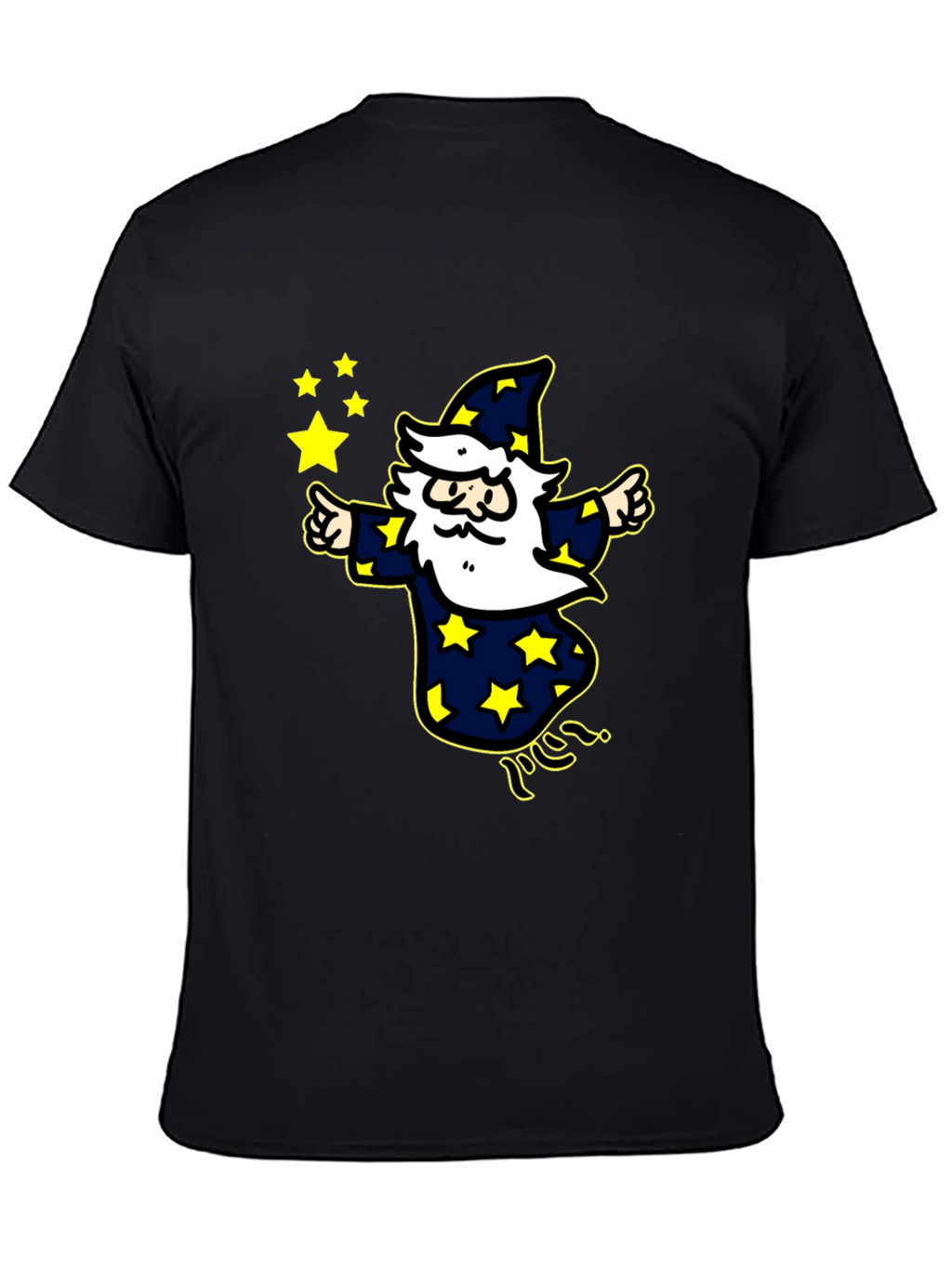 Wizard Star T-Shirt - Magic Cartoon Design