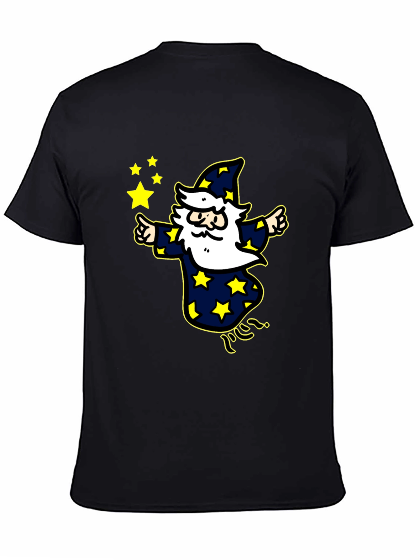 Wizard Star T-Shirt - Magic Cartoon Design