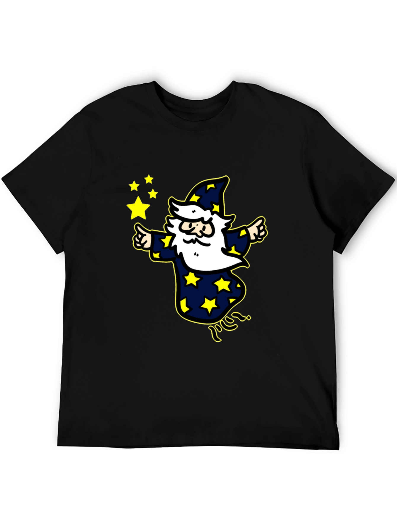 Wizard Star T-Shirt - Magic Cartoon Design