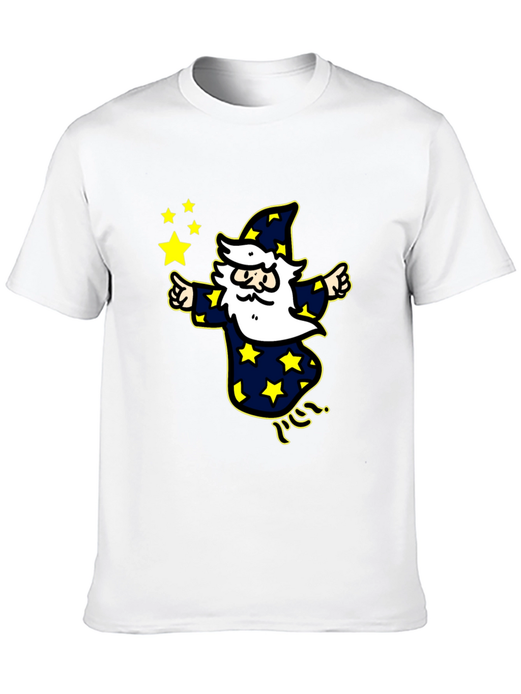 Wizard Star T-Shirt - Magic Cartoon Design