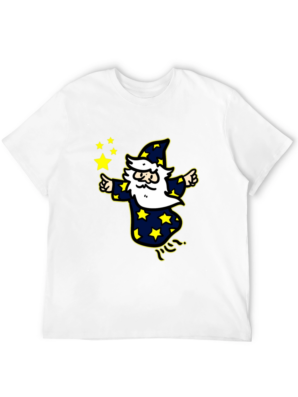 Wizard Star T-Shirt - Magic Cartoon Design