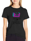 Retro Cassette Tape Real Rappers Graphic Tee