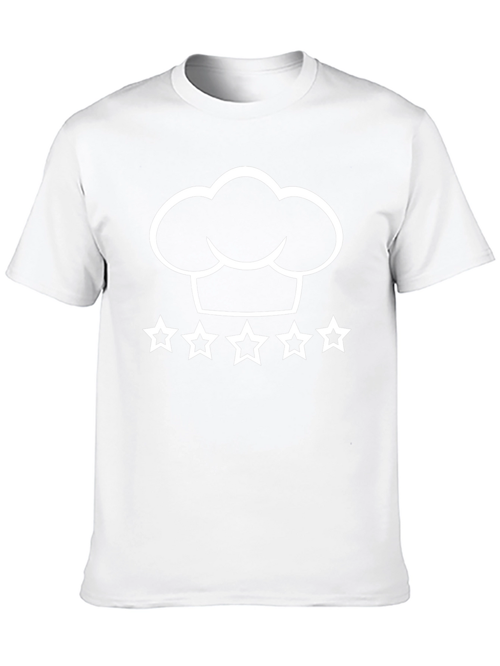 Chef Hat & 5 Stars Graphic T-Shirt