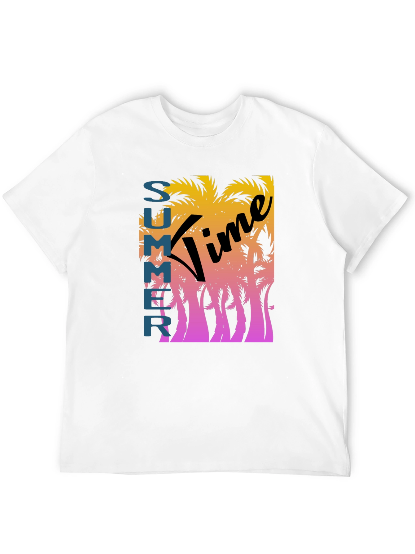 Summer Time Graphic Tee - Black