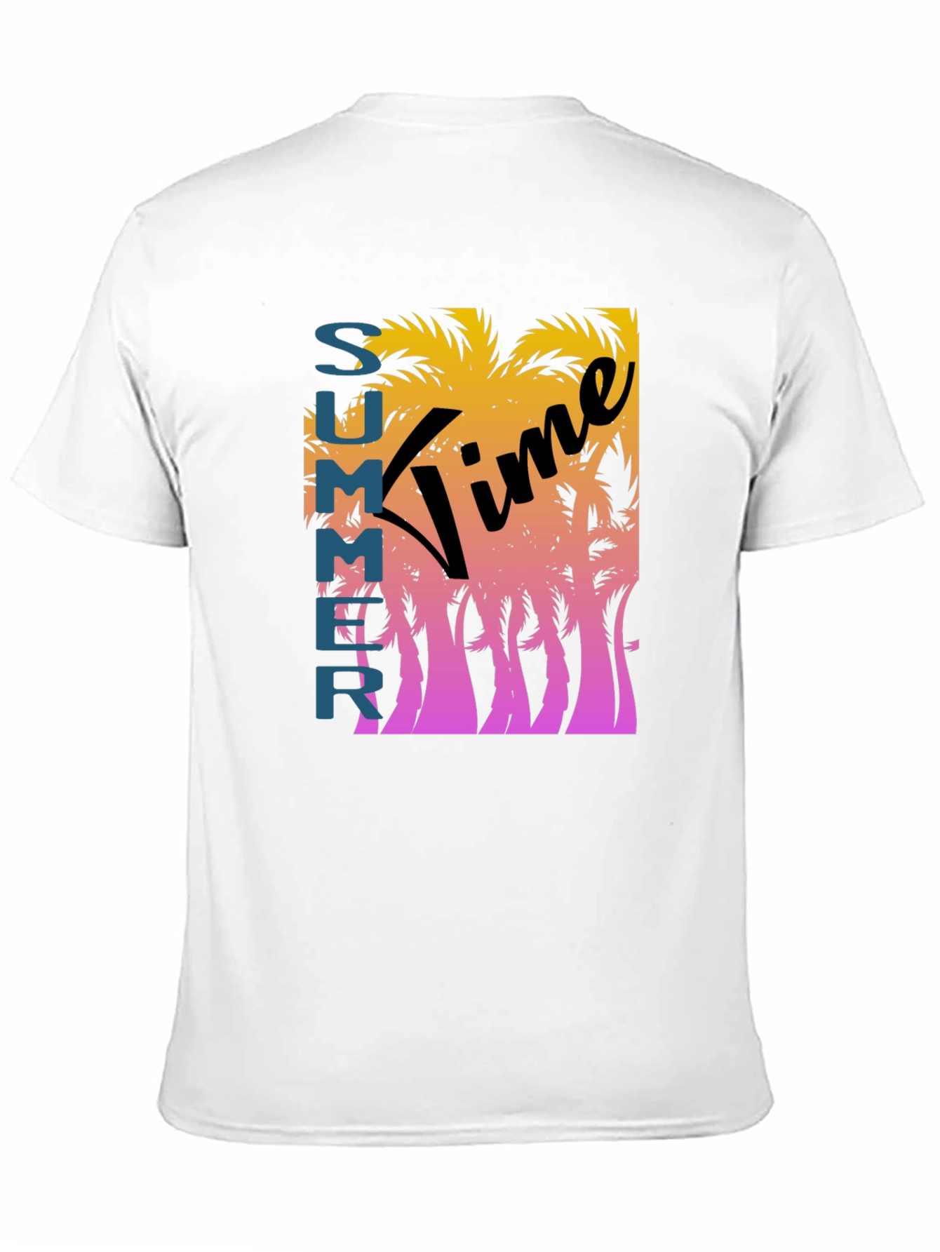Summer Time Graphic Tee - Black