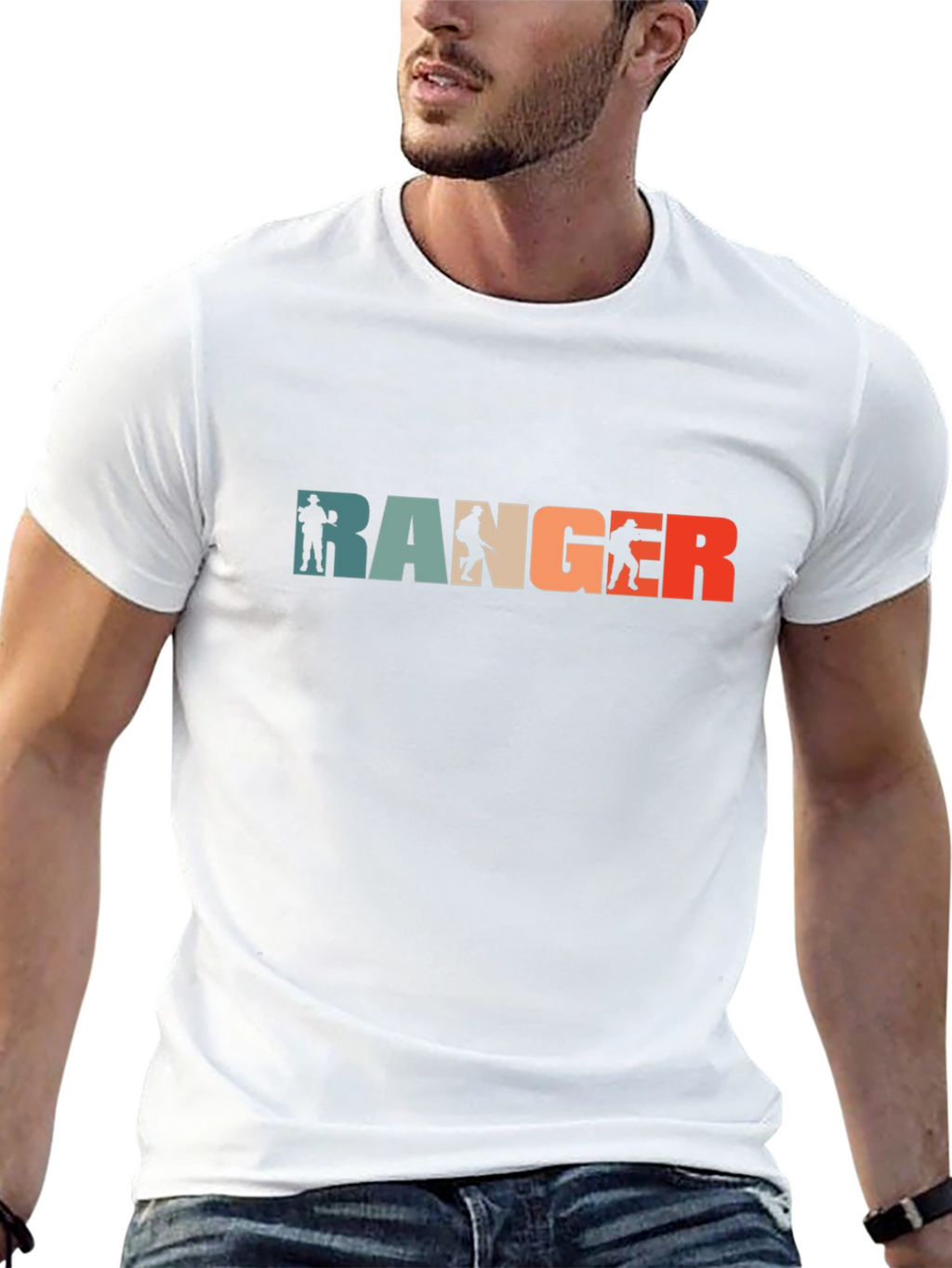 Ranger Graphic Tee - Military Style Casual Shirt