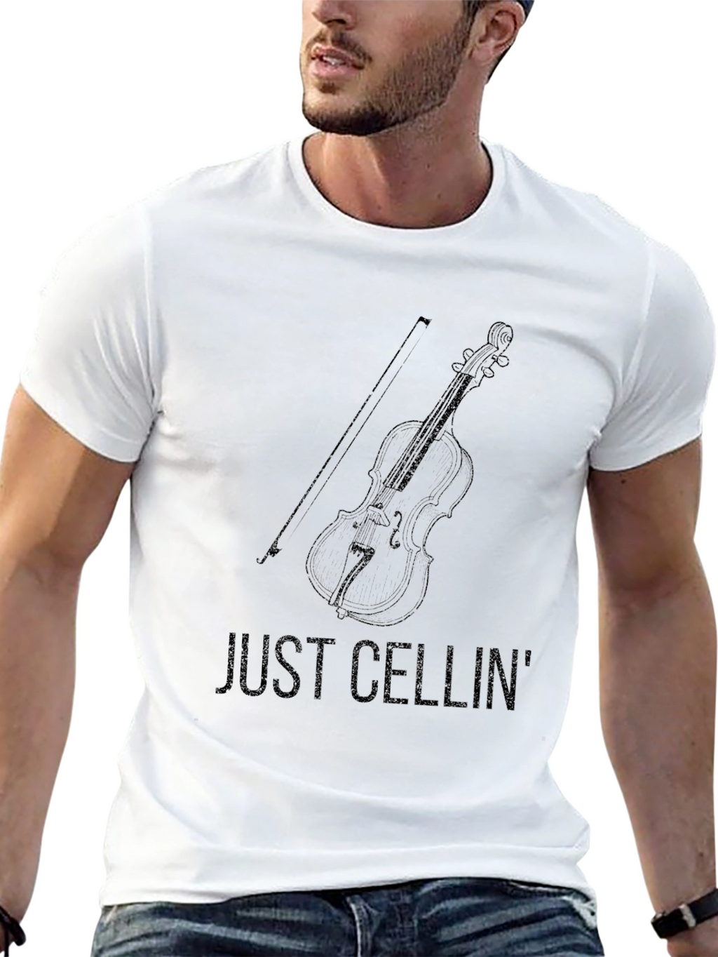 Just Cellin T-Shirt - Music Lover Apparel