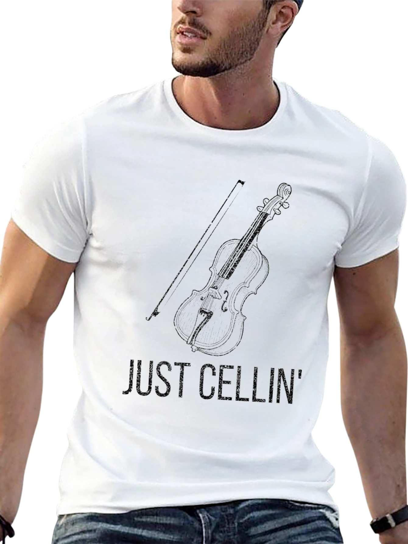 Just Cellin T-Shirt - Music Lover Apparel