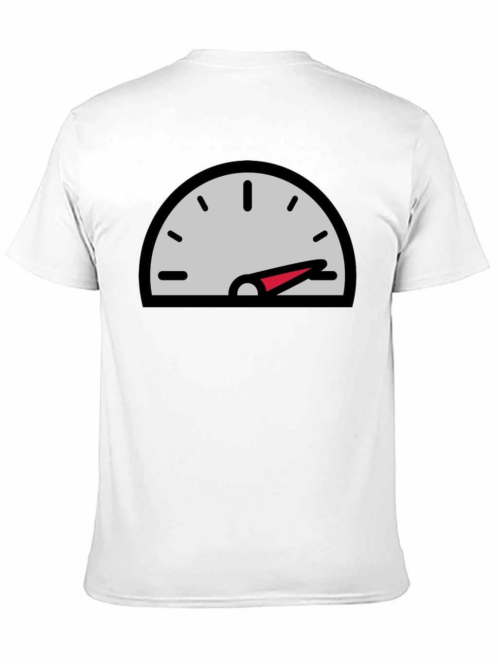 Speedometer Graphic Black T-Shirt