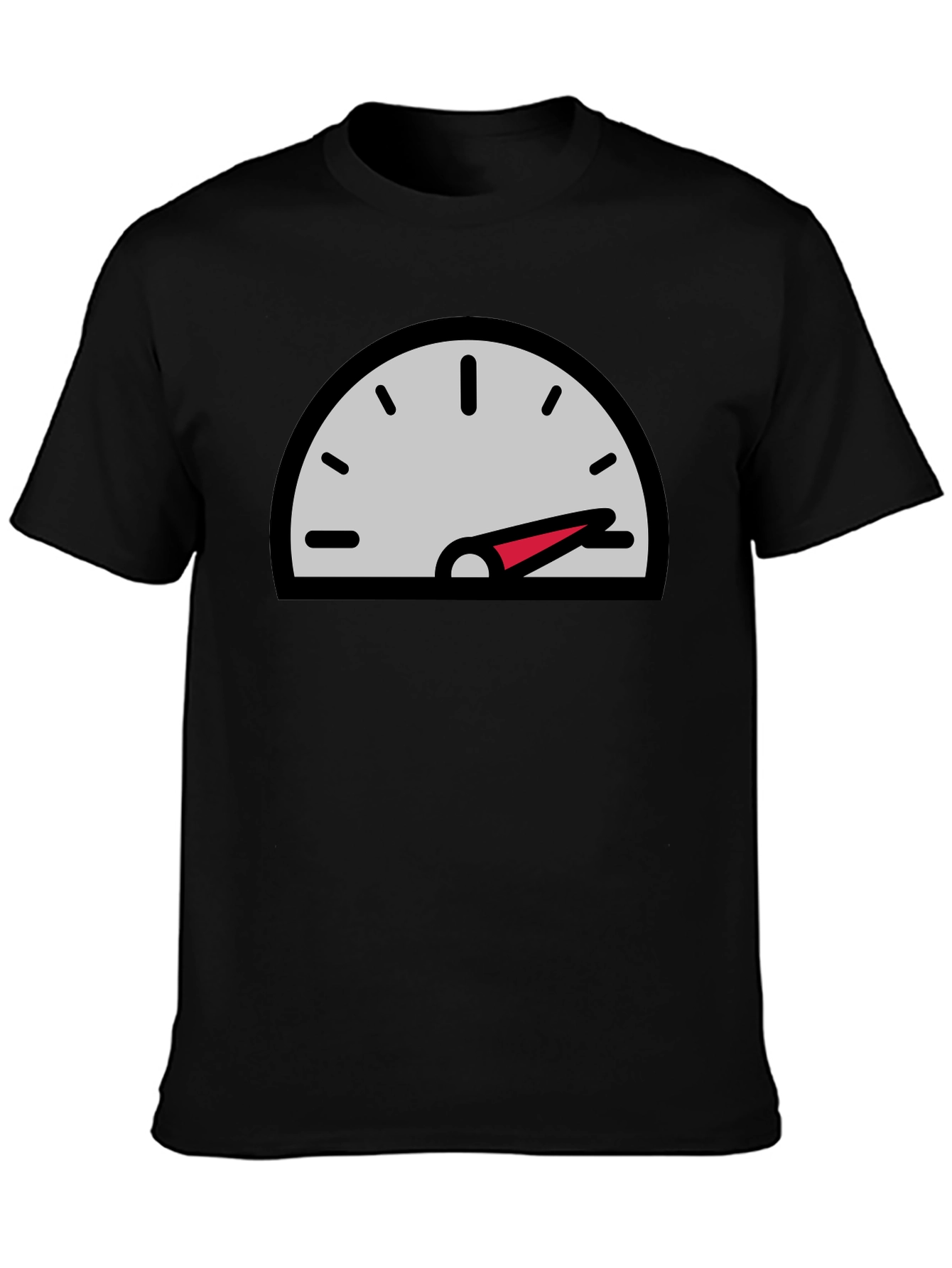 Speedometer Graphic Black T-Shirt