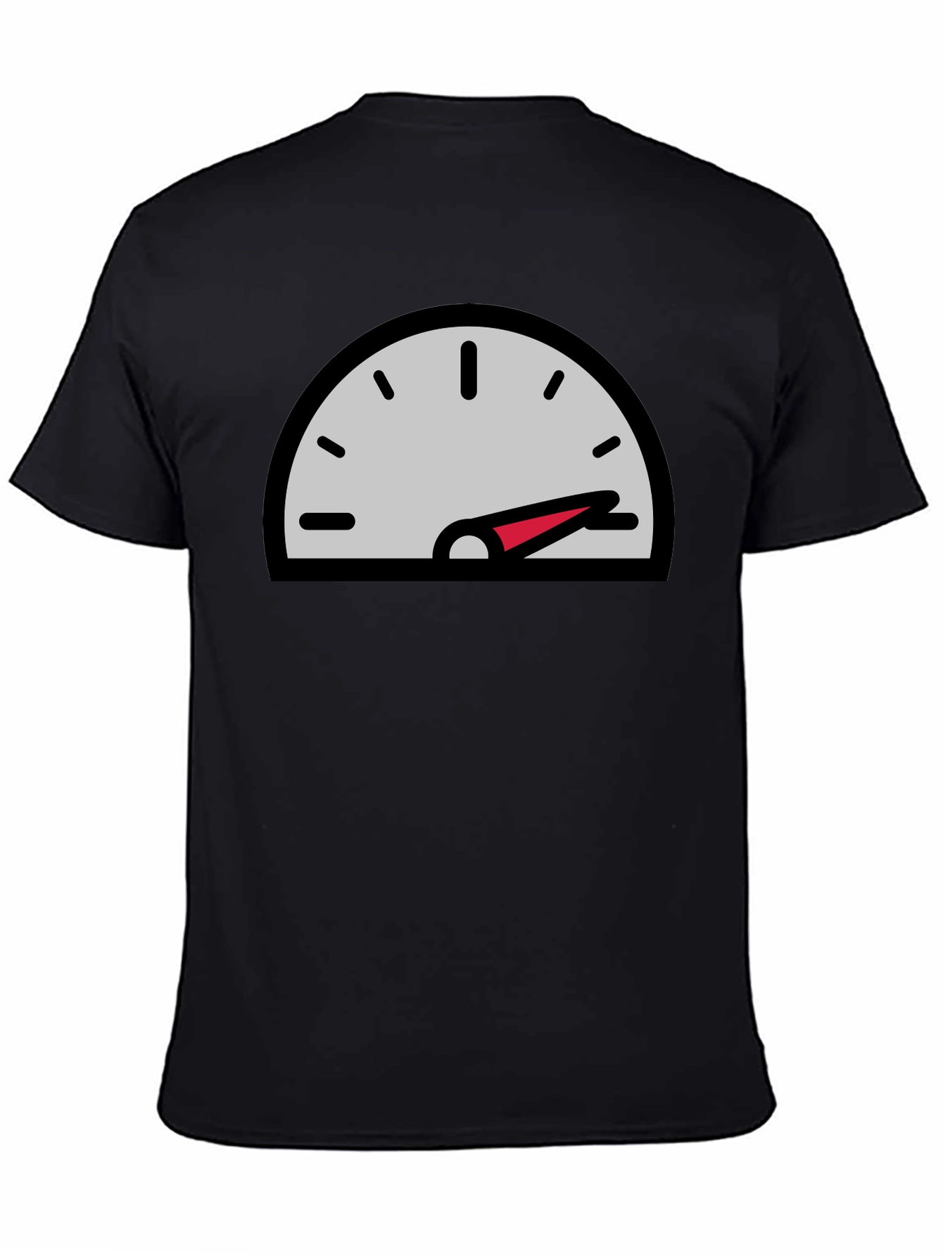 Speedometer Graphic Black T-Shirt