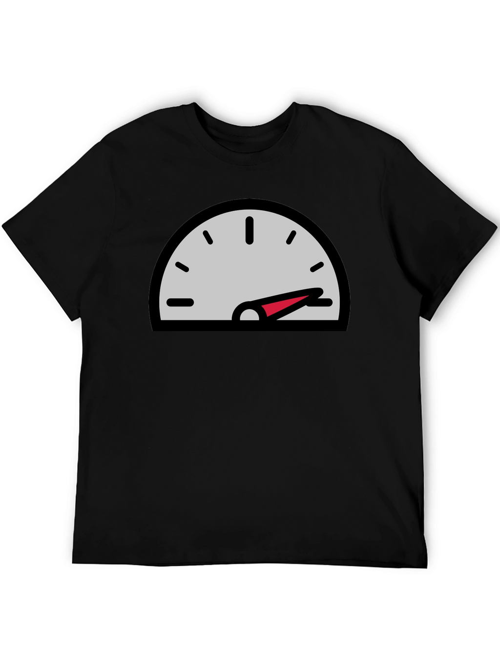 Speedometer Graphic Black T-Shirt